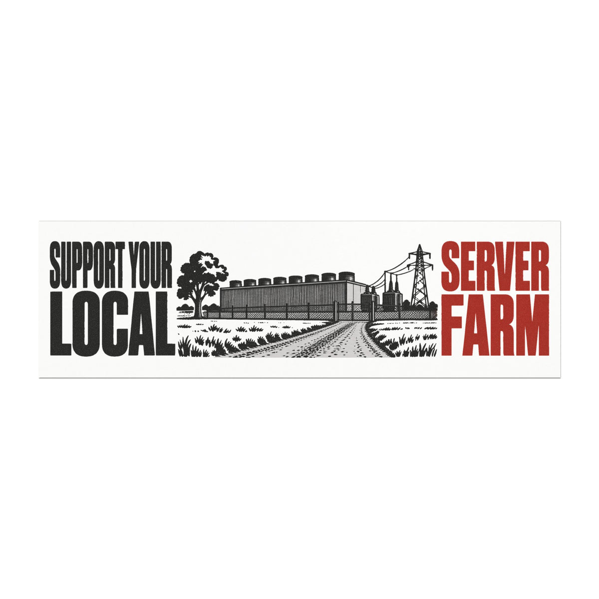 Server Farm Car Magnet